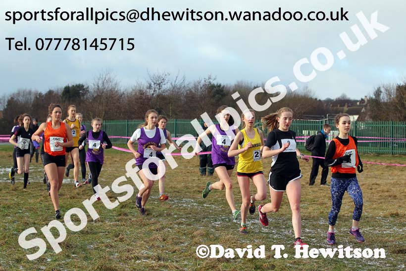Durham Schools Cross Country, Meadowfield Leisure Centre, Meadowfield. Photo: David T. Hewitson/Sports for All Pics